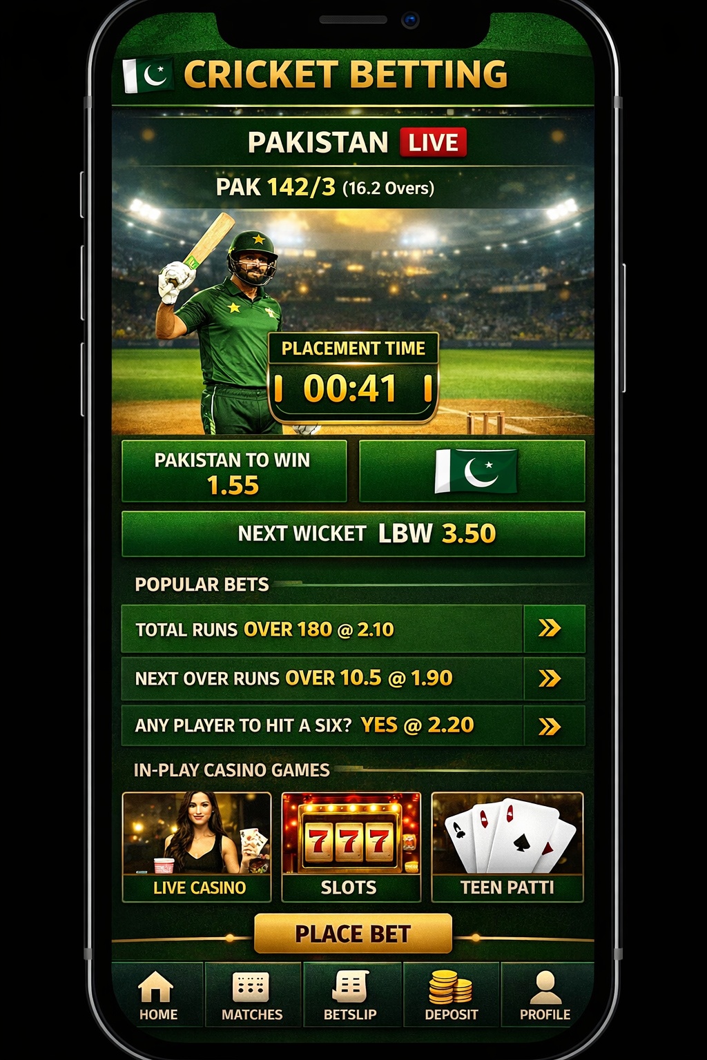 Sports betting industry game